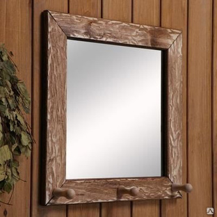 Зеркало — это не только предмет для собственного созерцания, но так же элемент декора и украшения. Такое зеркало подойдет для бани и сауны. Дерево не выделяет вредных веществ при нагревании и подходит для помещений с высокой влажностью.