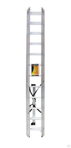 Лестница алюминиевая 3-х секционная ЛА 3х12 Вихрь