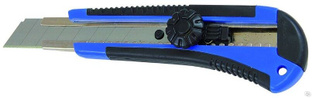 Нож 18мм широкий Профи пластиковый корпус, металлический ведомая Tool Berg Лакра СУПЕР ЦЕНА 