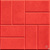 Плитка тротуарная Восемь кирпичей Вибролитая (шагрень; Гладкая) 400х400х50 цветная, шт. #1