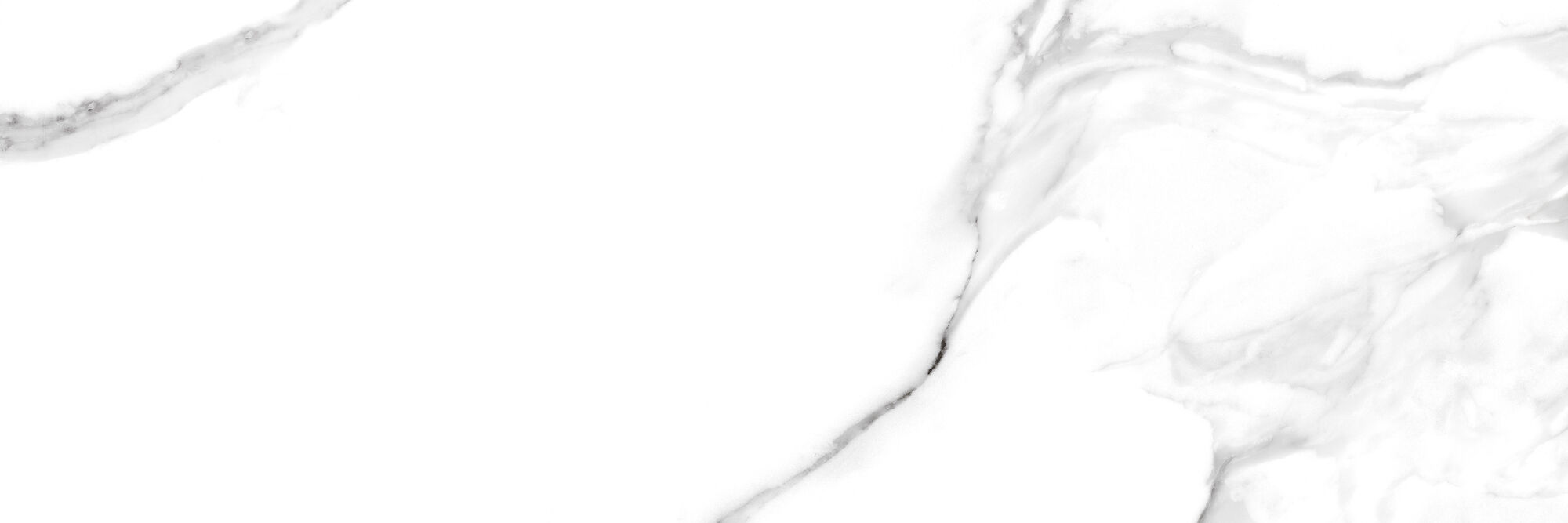 Плитка Meissen Keramik White stream белый 25x75 A16492 2
