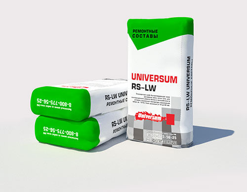 Ремонтная смесь литого типа для горизонтальных поверхностей RS LW Universum