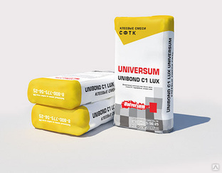 Клей плиточный декоративный Unibond C1 Lux гидрофобный (белый) 