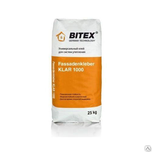 Штукатурно-клеевая смесь Битекс KLAR 1000, 25 кг