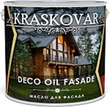 Масло для фасада Kraskovar Deco Oil Fasade Миндаль 0,75л