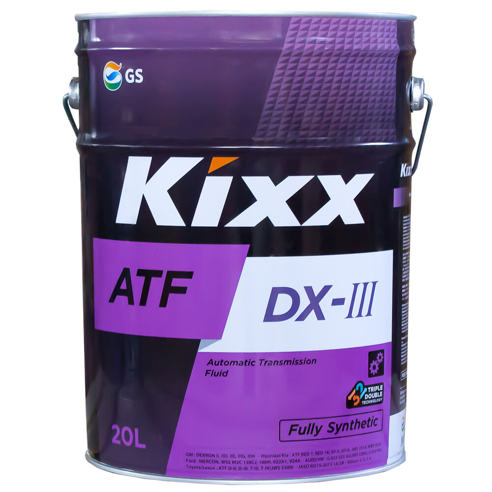 Масло трансмиссионное KIXX ATF DX-III 20 л синтетическое Артикул L2509P20E1