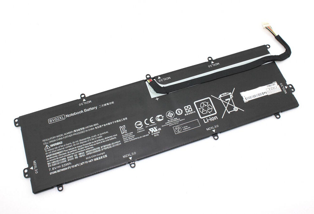 Аккумуляторная батарея для ноутбука HP Envy X2 13-J (BV02XL) 7.6V 33Wh