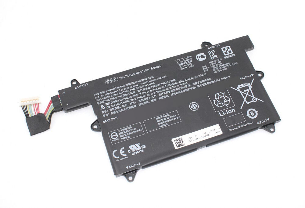 Аккумуляторная батарея для ноутбука HP Elite Dragonfly (EP02XL) 7.7V 28Wh