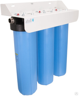 Магистральный фильтр atoll I-32BB-e STD. Фильтр трёхступенчатый для холодной воды 3х Big Blue 20" 