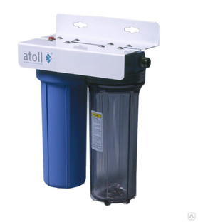 Магистральный фильтр atoll I-21SC-pc STD. Фильтр механической очистки + обесхлоривание для холодной воды 