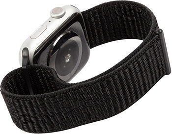 Ремешок нейлоновый mObility для Apple watch – 42-44 mm (S3/S4/S5 SE/S6) глубокий черный