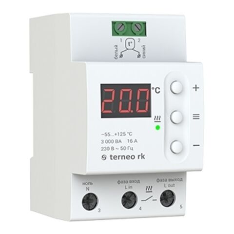 Терморегулятор для электрических котлов Terneo rk ДС Электроникс