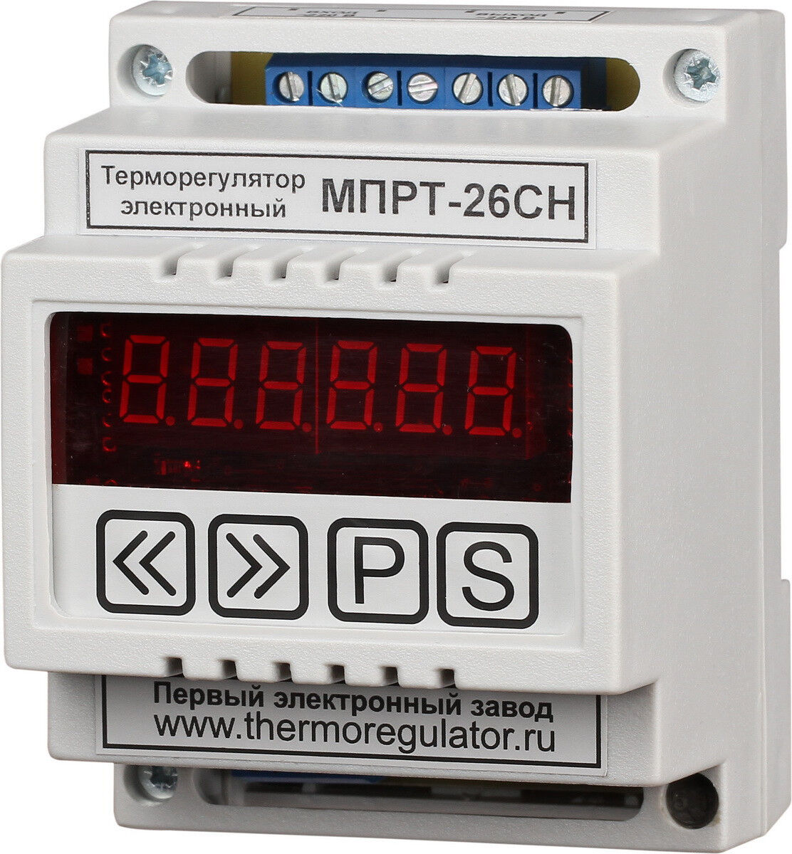 Терморегулятор МПРТ-26СН 1 кВт с датчиками KTY-81-110 цифровое управление DIN ПЭЛЗ