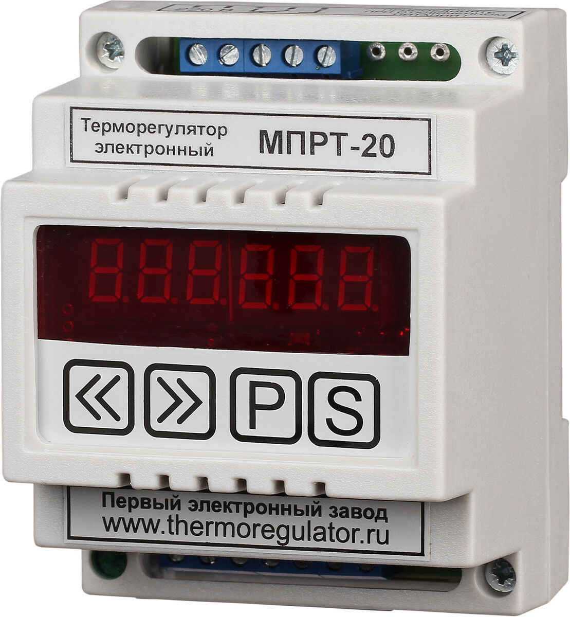 Терморегулятор МПРТ-20 с датчиками KTY-81-110 цифровое управление DIN ПЭЛЗ