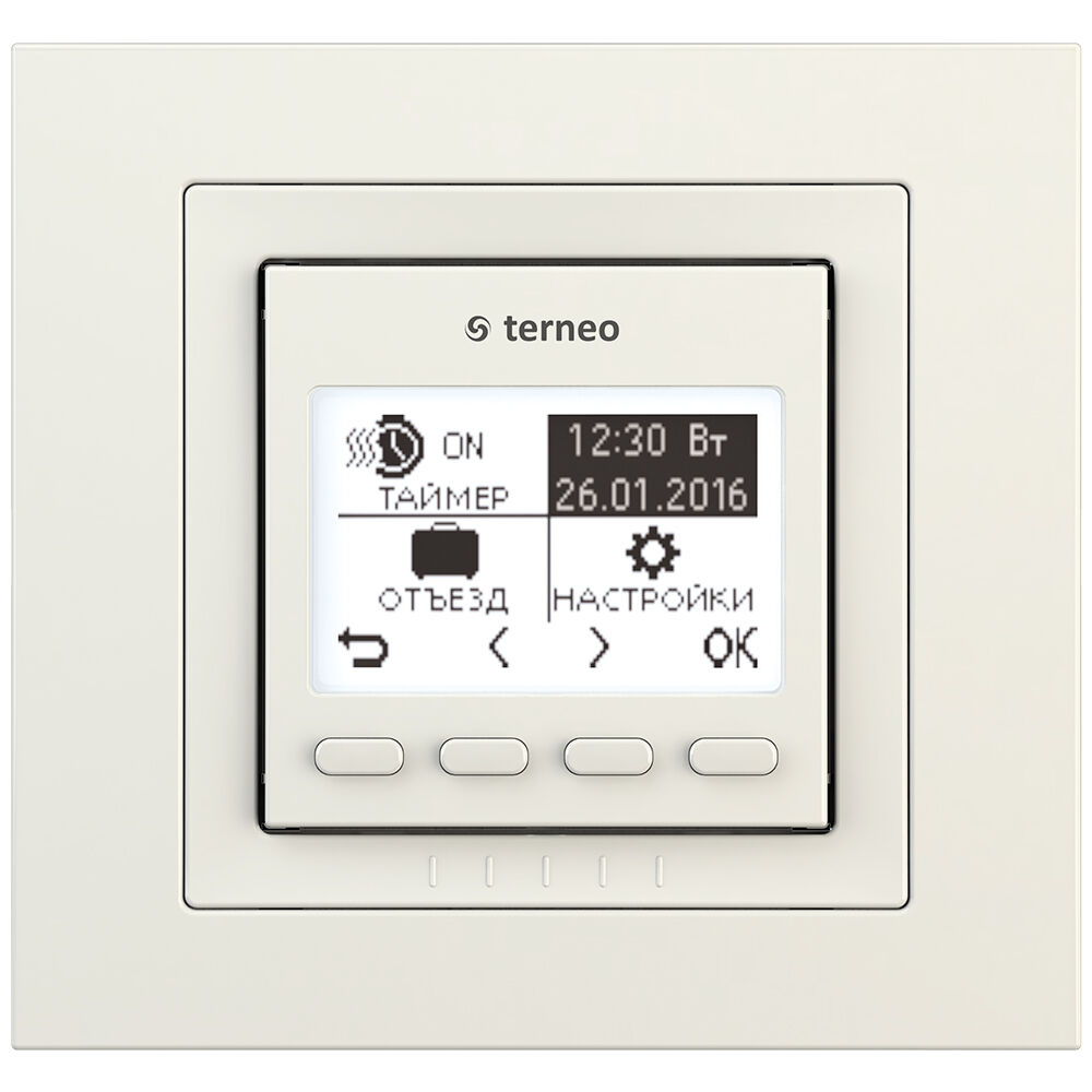 Терморегулятор для инфракрасных панелей и конвекторов Terneo pro unic* ДС Электроникс
