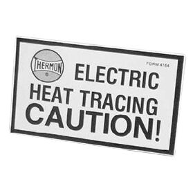 Предупреждающая табличка CL-RU на русском языке Heat Trace