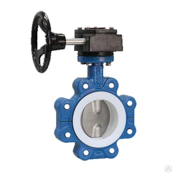 Затвор дисковый поворотный межфланцевый Tecofi Dn250R Pn10 VP4649R ...