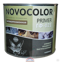 Грунт ГФ-021 красно-коричневый (1,9 кг) NOVOCOLOR