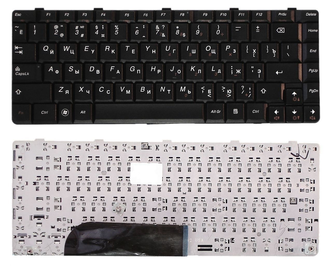Клавиатура для ноутбука Lenovo U350 p/n: 25-008318, 25008318, N2S-RU, AELL1700010, AELL1700110