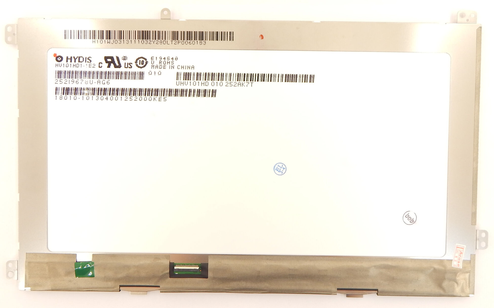 Матрица Asus ME400C 10.1" 1366х768 39pin p/n: HV101HD1-1E2 Матрицы (LCD)