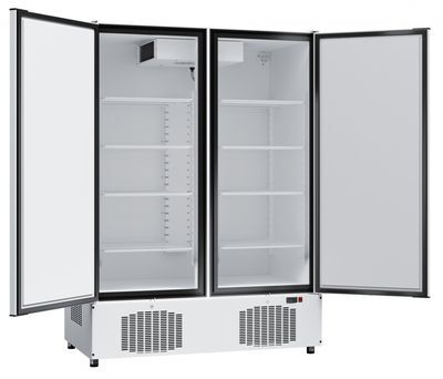 Шкаф холодильный ШХ-1,4-02 краш. (1485х820х2050) t -5...+5°С, нижн.агрегат, ТЭН оттайки, мех.замок