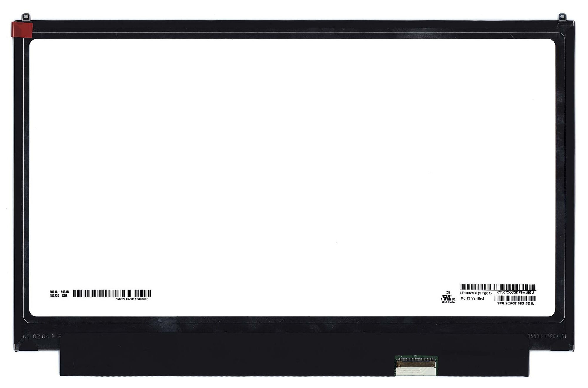 Матрица для ноутбука 13.3 1920x1080 40pin eDp Slim IPS LP133WF5-SPC1 Glossy 60Hz Touch