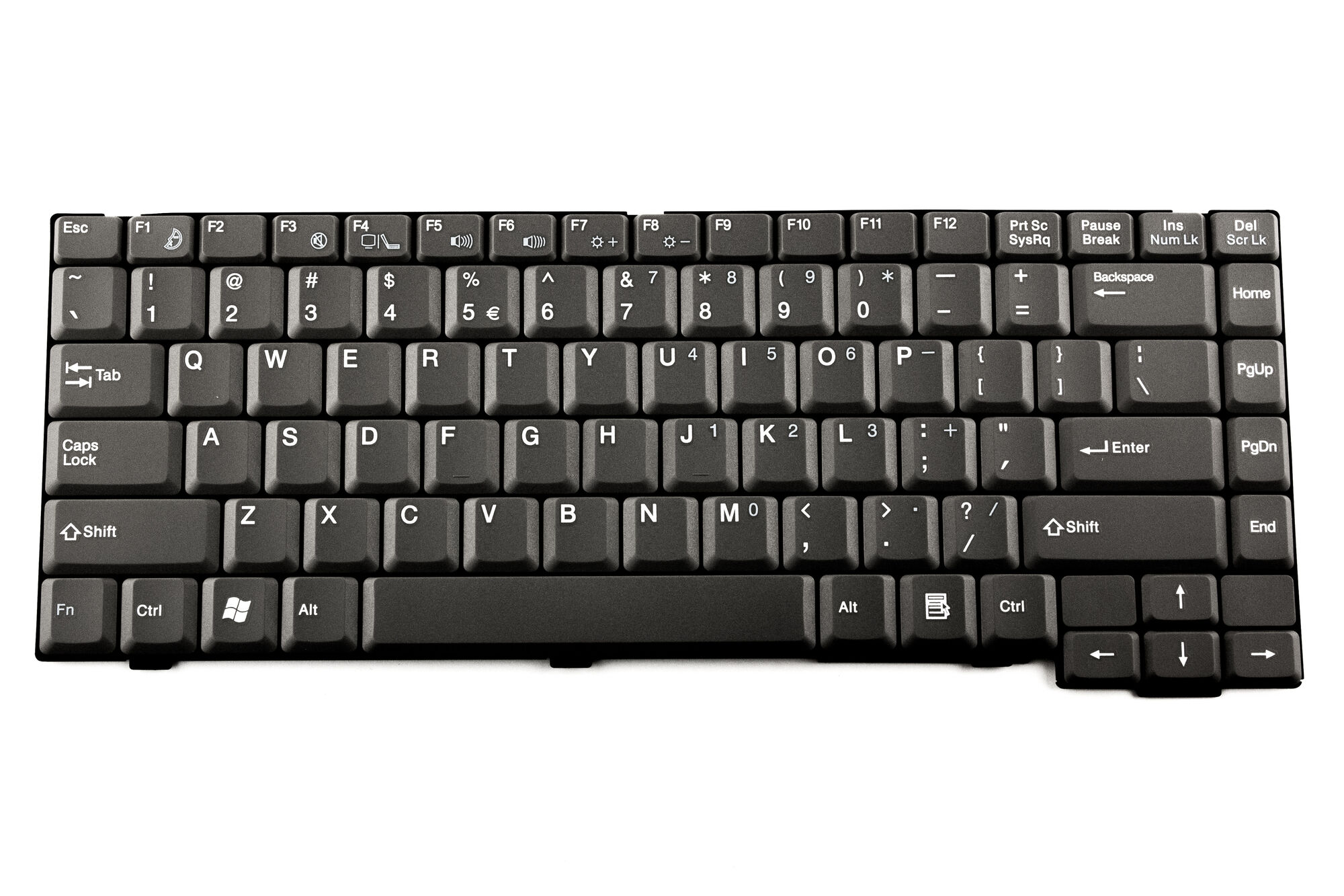 Клавиатура для ноутбука Fujitsu-Siemens Amilo A1640 A1645 Серая ENG p/n: MP-03086D0-3601 Fujitsu-Simens