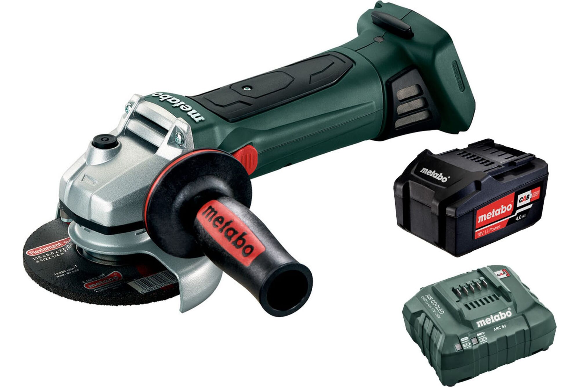 Аккумуляторная угловая шлифмашина Metabo W18 LTX125 T03330, цена в  Екатеринбурге от компании ГЛОБАЛСТРОЙРТИ