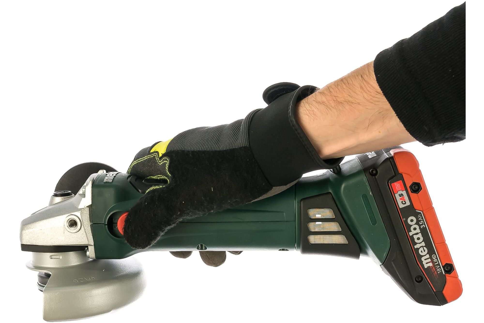 Аккумуляторная угловая шлифмашина Metabo W18 LTX125 T03330, цена в  Екатеринбурге от компании ГЛОБАЛСТРОЙРТИ