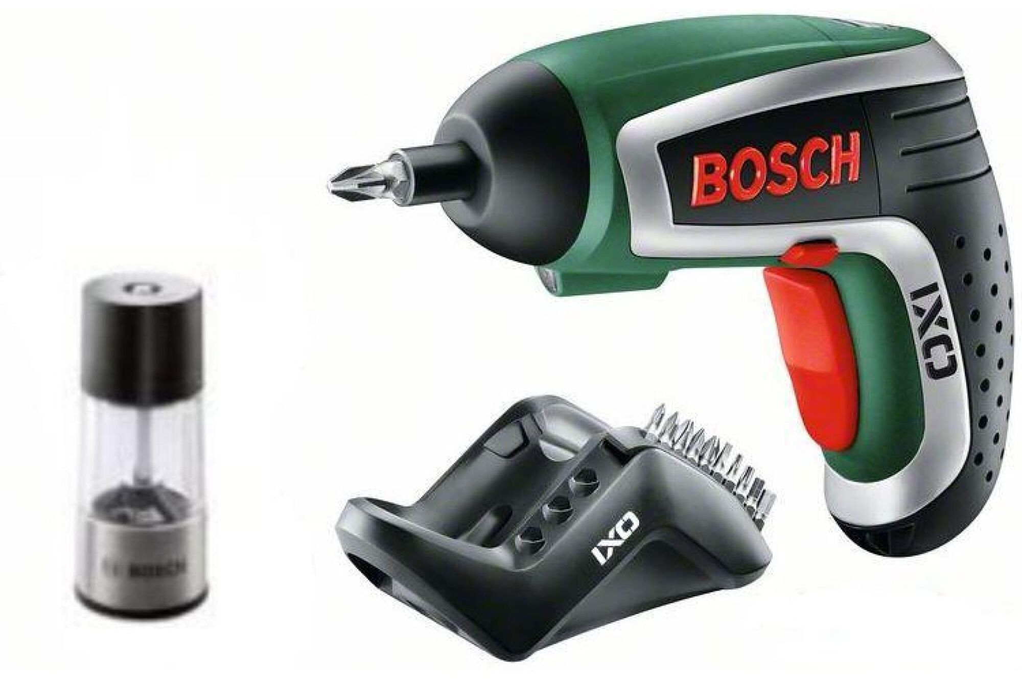 Аккумуляторный шуруповерт Bosch IXO Spice с насадками 0.603.981.007 2