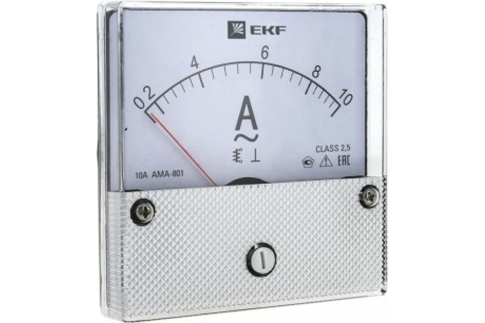 Аналоговый амперметр EKF AMA-801 на панель, круглый вырез SQama-801-200