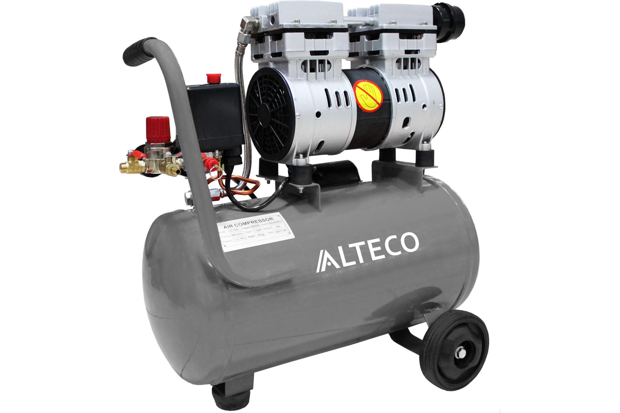 Безмасляный компрессор ALTECO 24L Standard 16044 Alteco