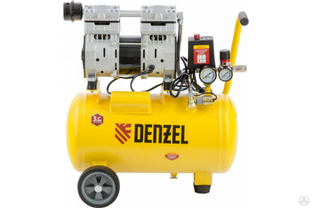 Безмасляный компрессор DENZEL DLS950/24 950 Вт, 165 л/мин, ресивер 24 л 58026 Denzel #1