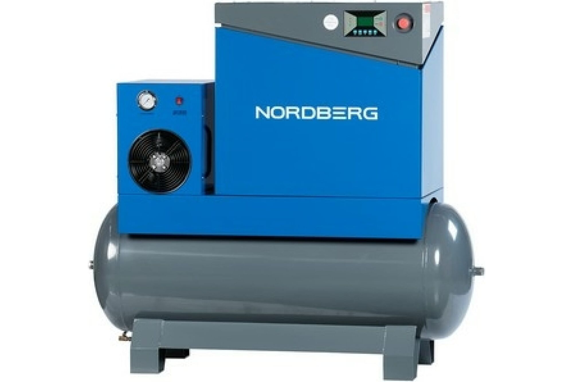 Винтовой компрессор NORDBERG 7,5 кВт, ресивер 350 л, 10Бар, 900 л/мин NCA10RD