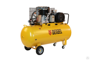 Воздушный компрессор Denzel BCI5500-T/270 ременной привод, 5,5 кВт, 270 литров, 850 л/мин 58129 #1