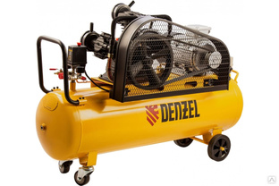 Воздушный компрессор с ременным приводом DENZEL BCW3000-T/100, 3,0 кВт, 100 литров, 520 л/мин 58118 Denzel #1