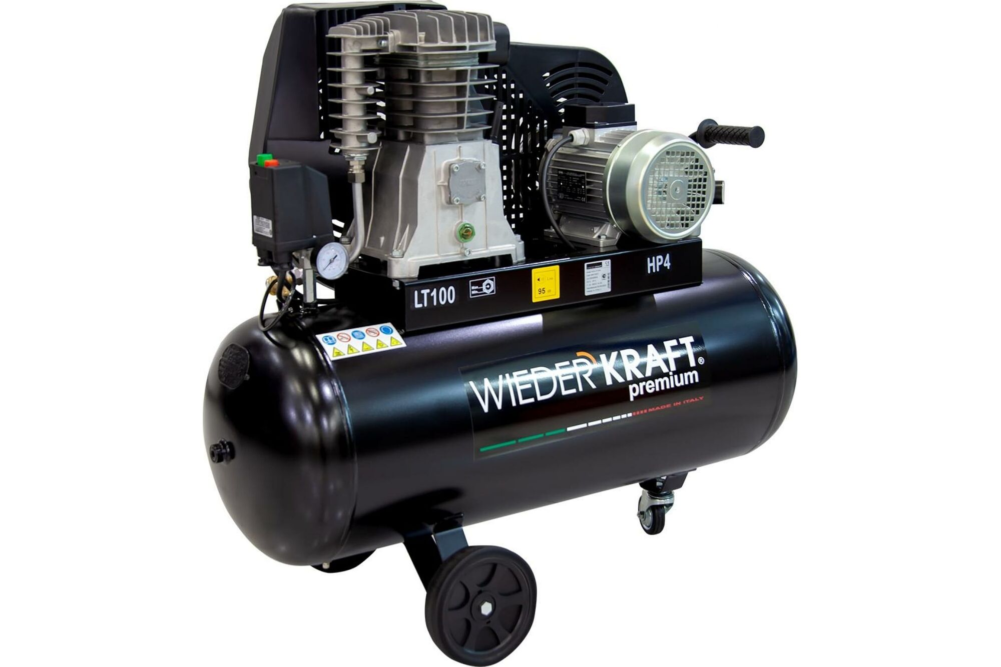 Воздушный ременной компрессор 100 л 541 л/мин WIEDERKRAFT WDK-91054 WiederKraft 2