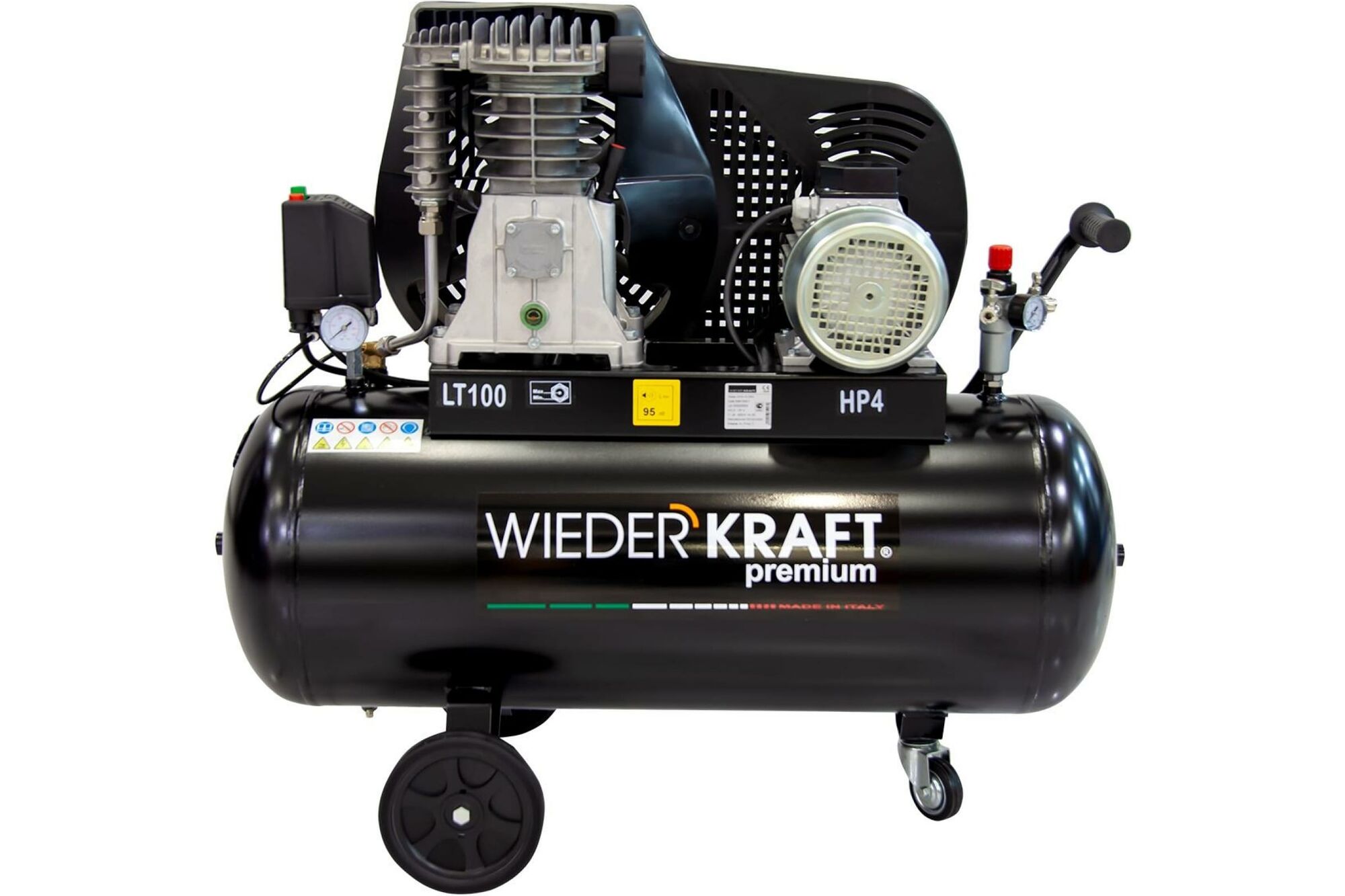 Воздушный ременной компрессор 100 л 541 л/мин WIEDERKRAFT WDK-91054 WiederKraft 10
