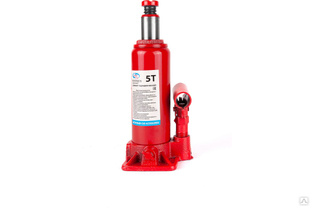 Гидравлический бутылочный домкрат 5 т в коробке /красный/ AUTOVIRAZH AV-074205 #1