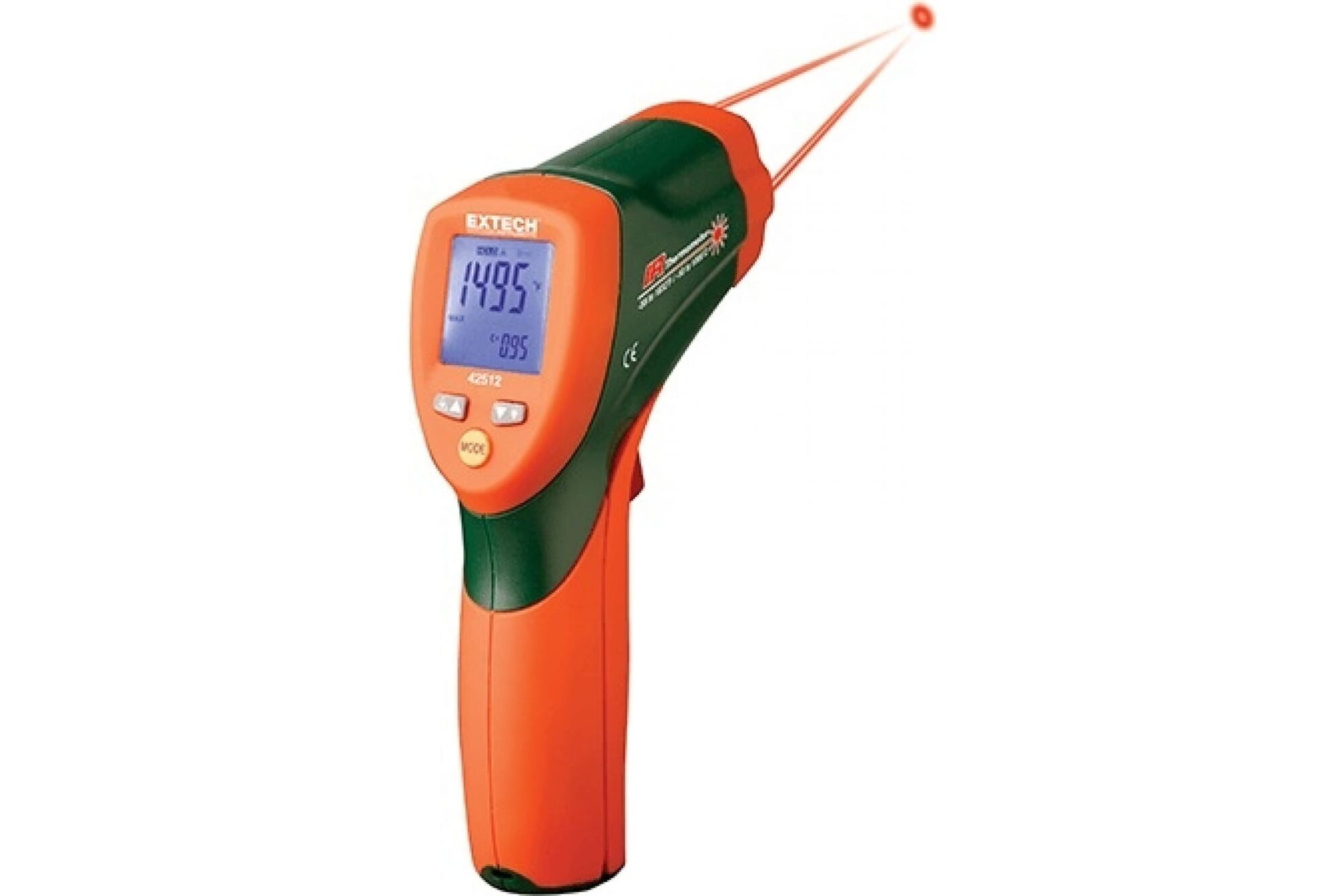 Двойной лазерный инфракрасный термометр Extech 42512