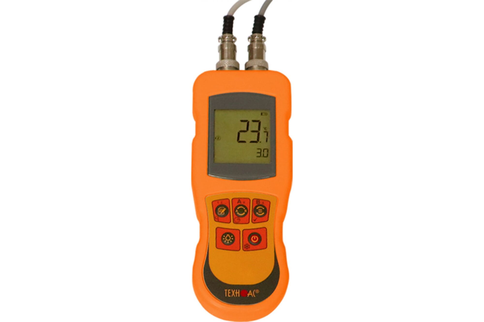 Двухканальный контактный термометр ООО Техно-Ас ТК 5.11С в комплекте с 4-мя зондами 00-00016759