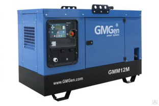 Дизель генератор GMGen Power Systems GMM12M 14 кВт, 220 В в шумозащитном кожухе 502581 #1