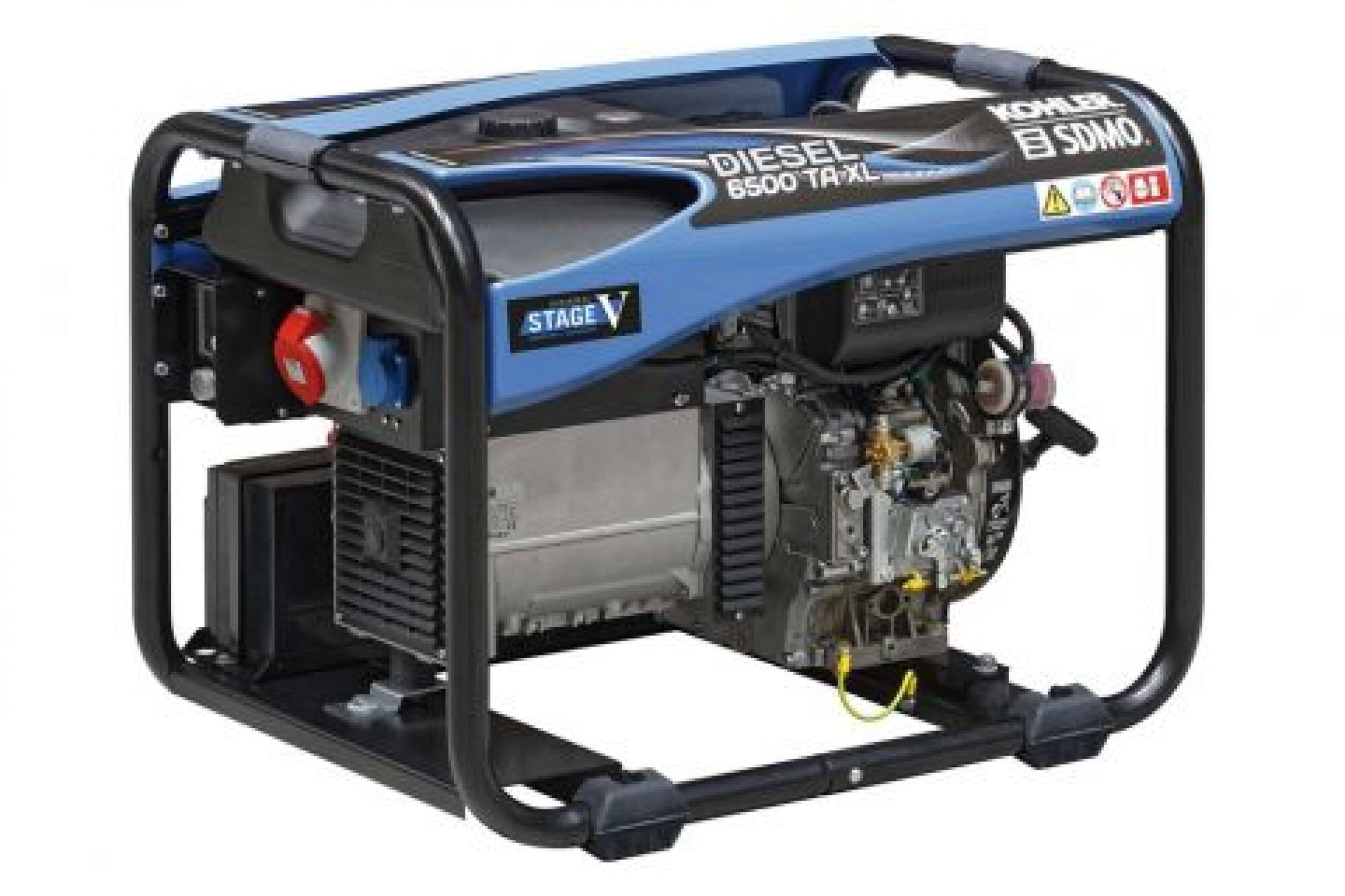 Дизельный генератор KOHLER-SDMO Diesel 6500 TA XL C5 5.2 кВт, 380/220 В 101150804