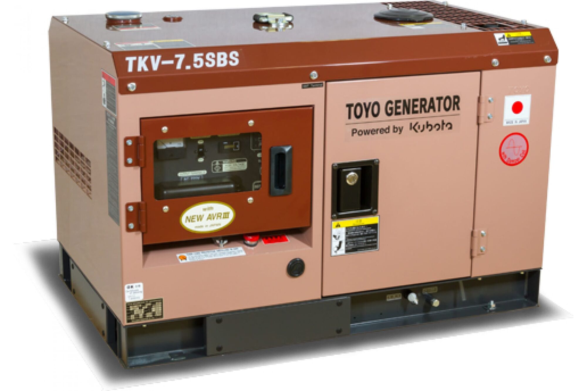 Дизельный генератор Toyo TKV-7.5SBS 00-00002537