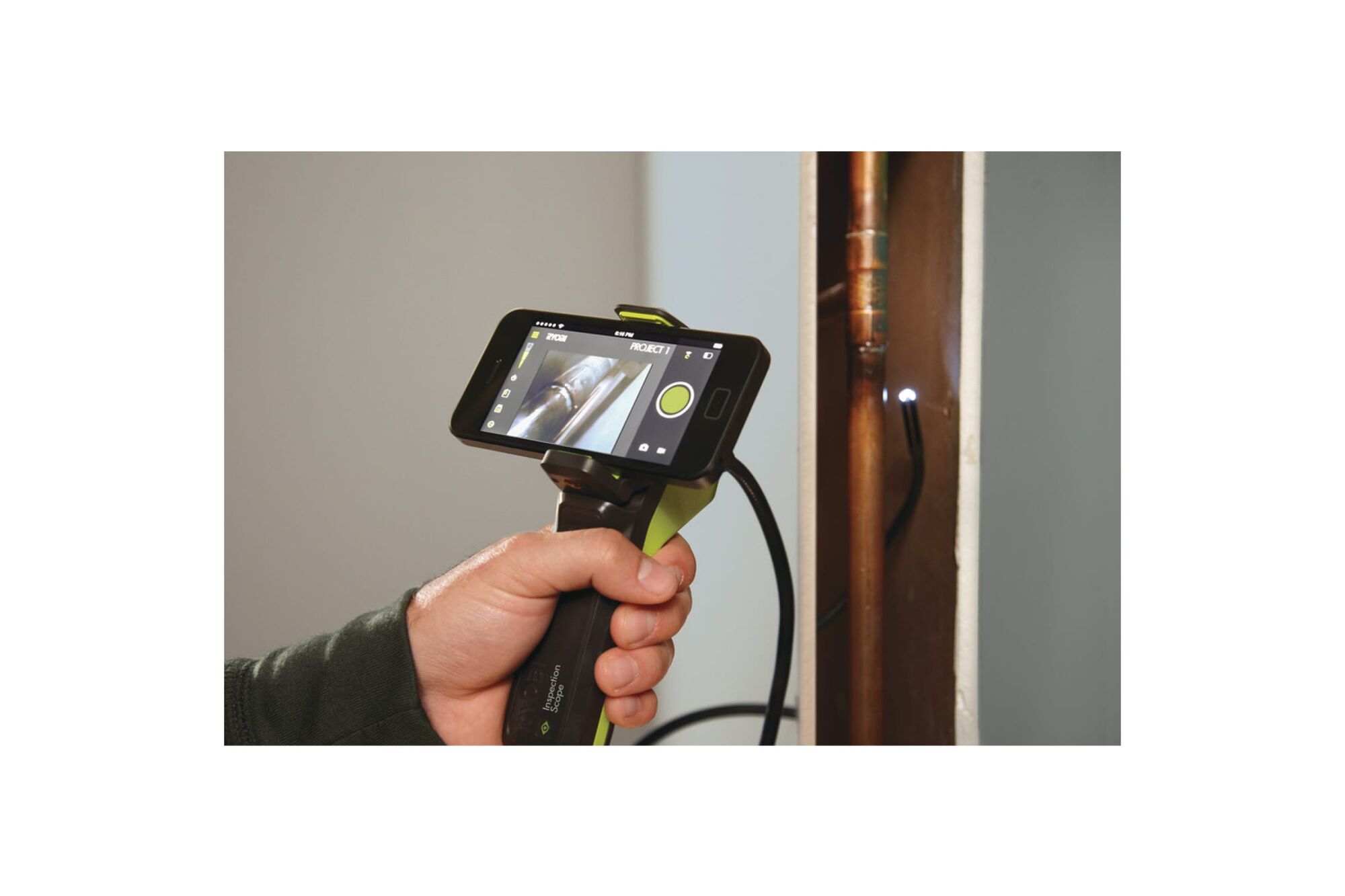 Инспекционная камера Ryobi PHONEWORKS RPW-5000 5133002376, цена в  Екатеринбурге от компании ГЛОБАЛСТРОЙРТИ