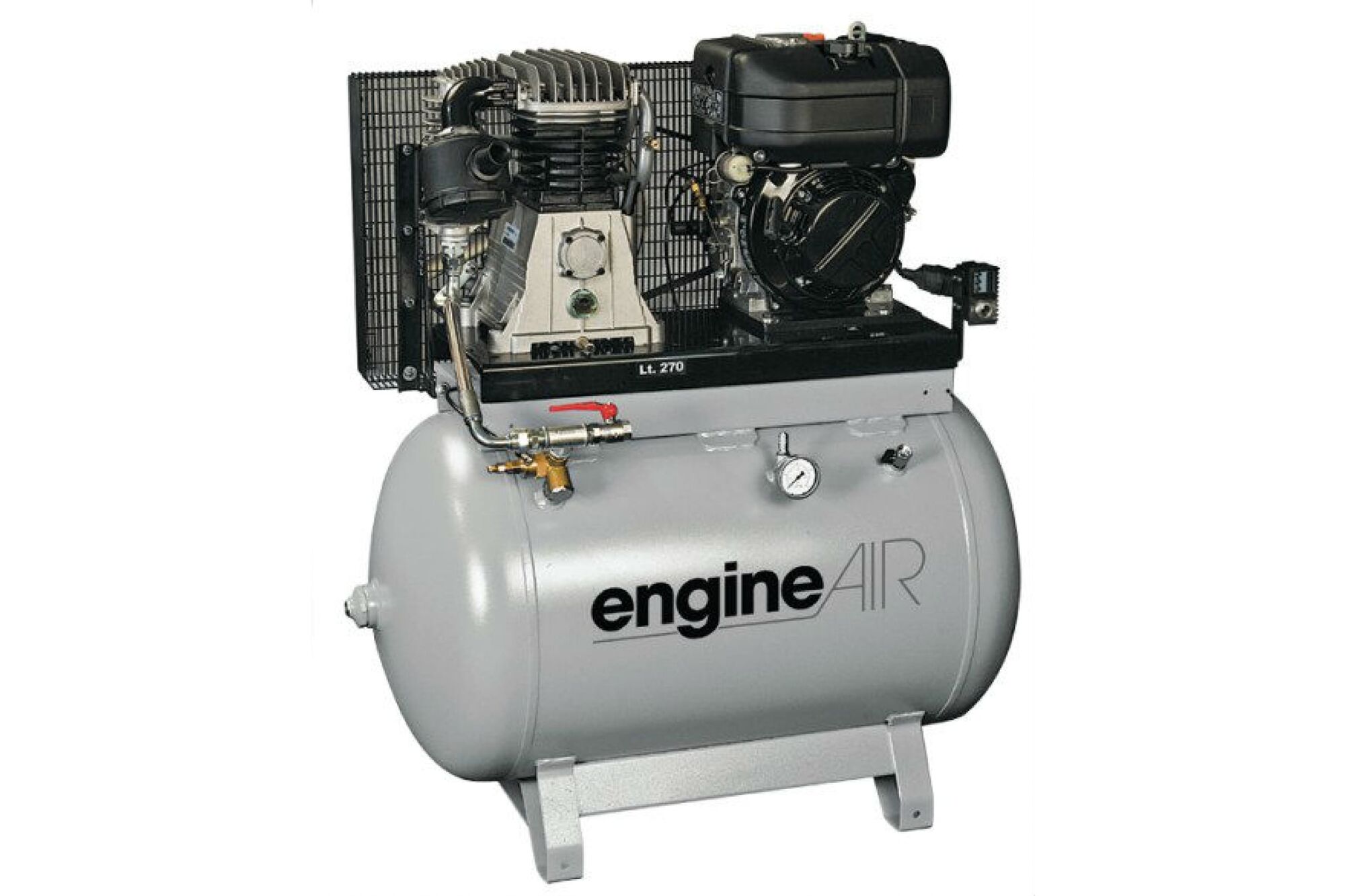 Компрессор ABAC EngineAIR B7000/270 11HP 990 л/мин 270 л 14бар 8.2 кВт стационарный дизель 4116002070 (4116022694)