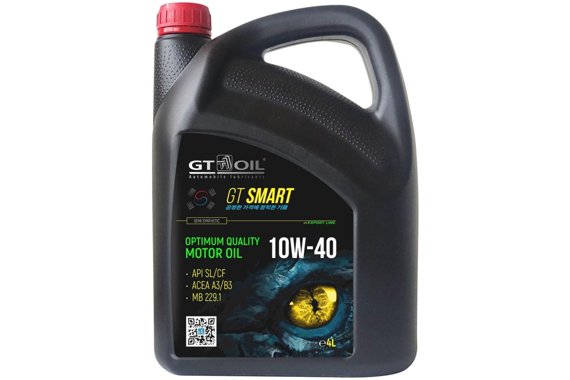 Масло моторное GT OIL Smart SAE 10W-40 API SL/CF, 4 л 8809059408872