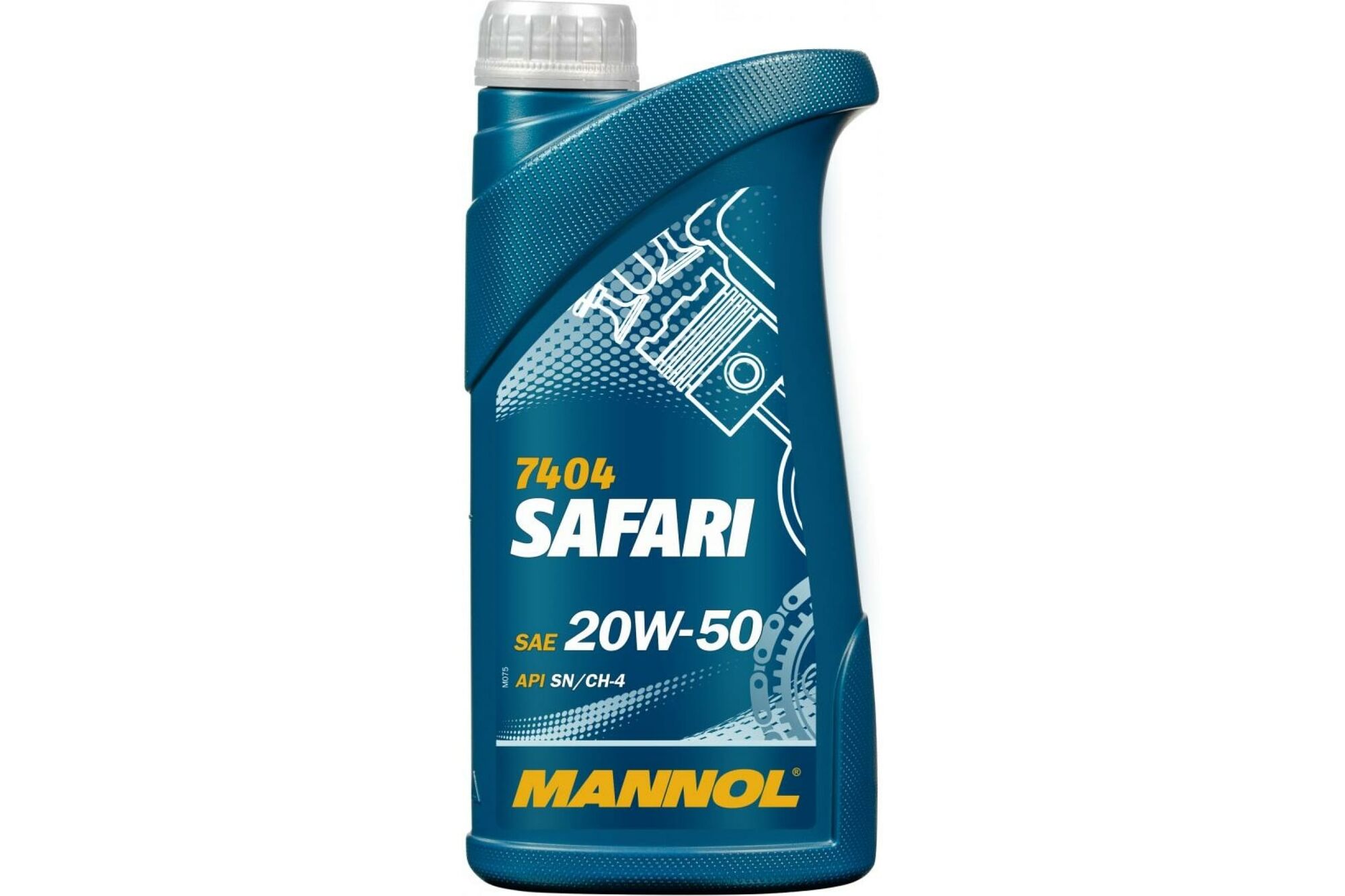 Минеральное моторное масло MANNOL SAFARI 20W50, 1 л 1225 Mannol