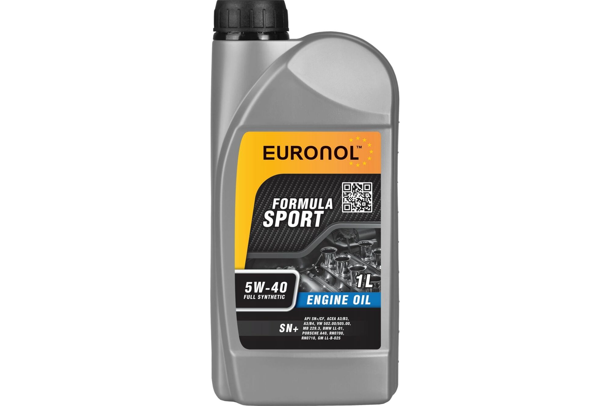 Моторное масло EURONOL SPORT FORMULA 5w-40, SN+, 1 л 80193 GM