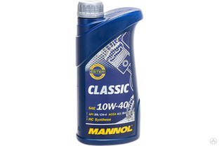 Моторное масло полусинтетическое Classic 10w40, 1 л MANNOL 1100 #1